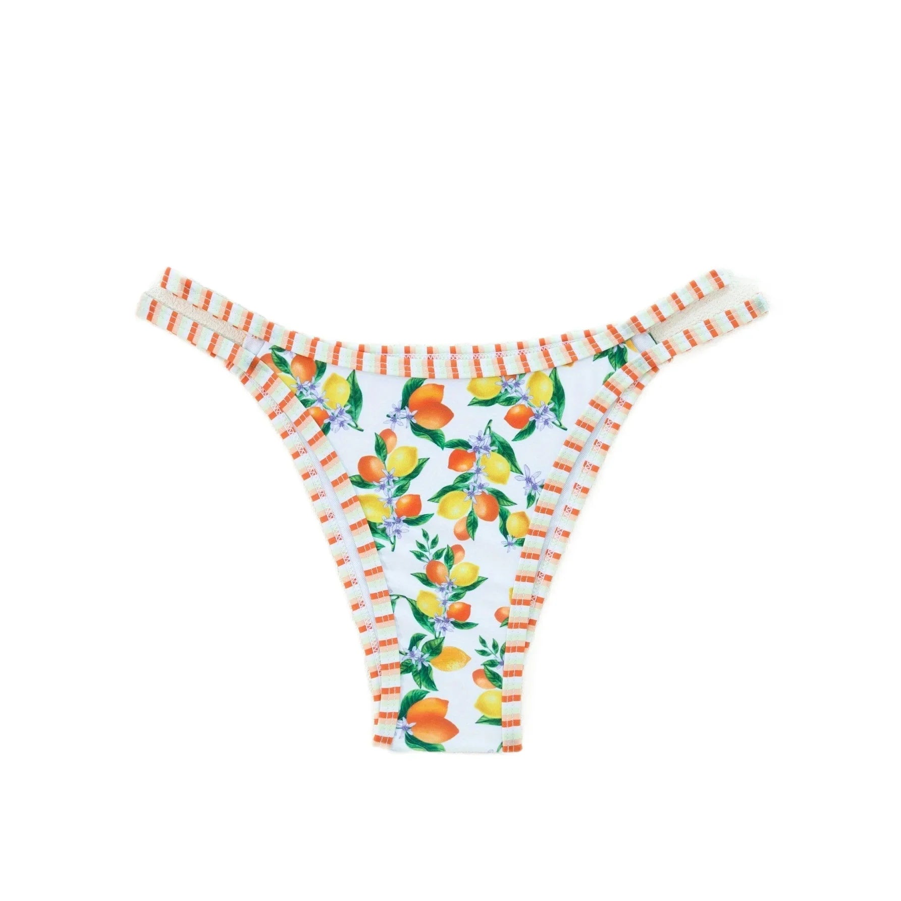 2026 Sexy Orange Print Micro Bikini Women Double Strap Push Up Bra Hollow Out Thong Swimsuit Beach Bathing Suit Holiday Swimwear - -
