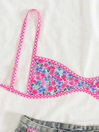 Sexy Coffee Polka Dot Print Bikini Set 2026 Women Pleate Push Up Bra Hollow Out Thong Swimsuit Summer Pool Bathing Suit Swimwear - -