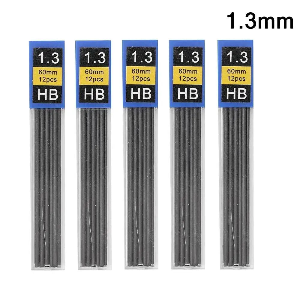 Metal Mechanical Pencils 5 Boxs 1.3mm Leads