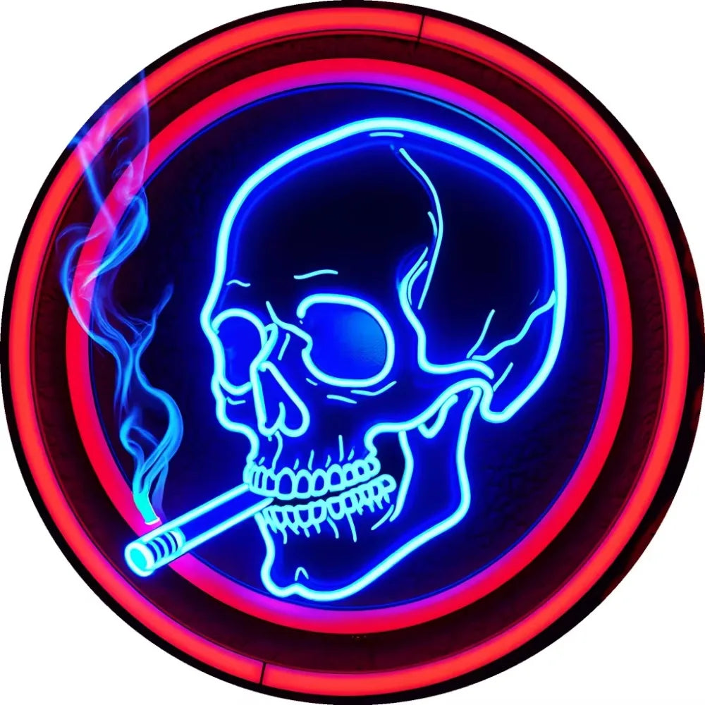 Stand out Aluminum Neon Skull Sign - - led sign