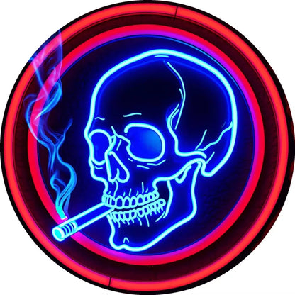 Stand out Aluminum Neon Skull Sign - - led sign