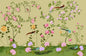 Flower Bird Landscape Wallpaper Kia Day Design