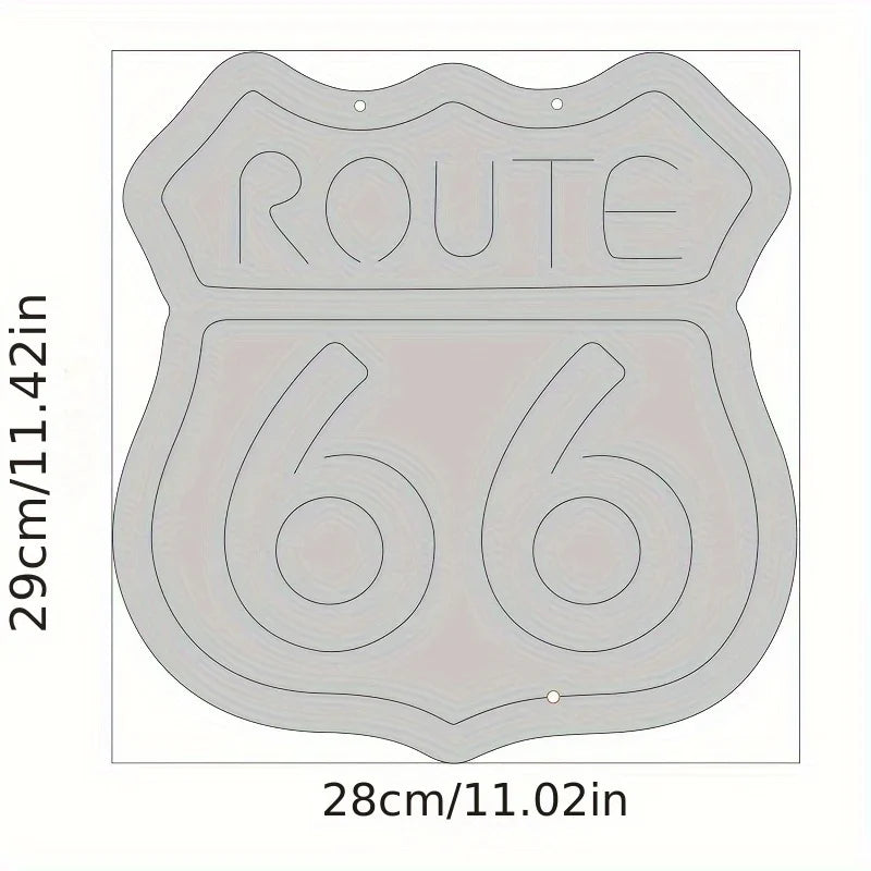 Historic Route 66 Neon Sign - - led sign