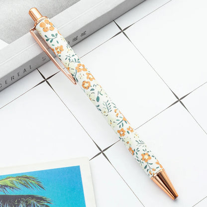 Flower Metal Ballpoint Pen Kia Day Design