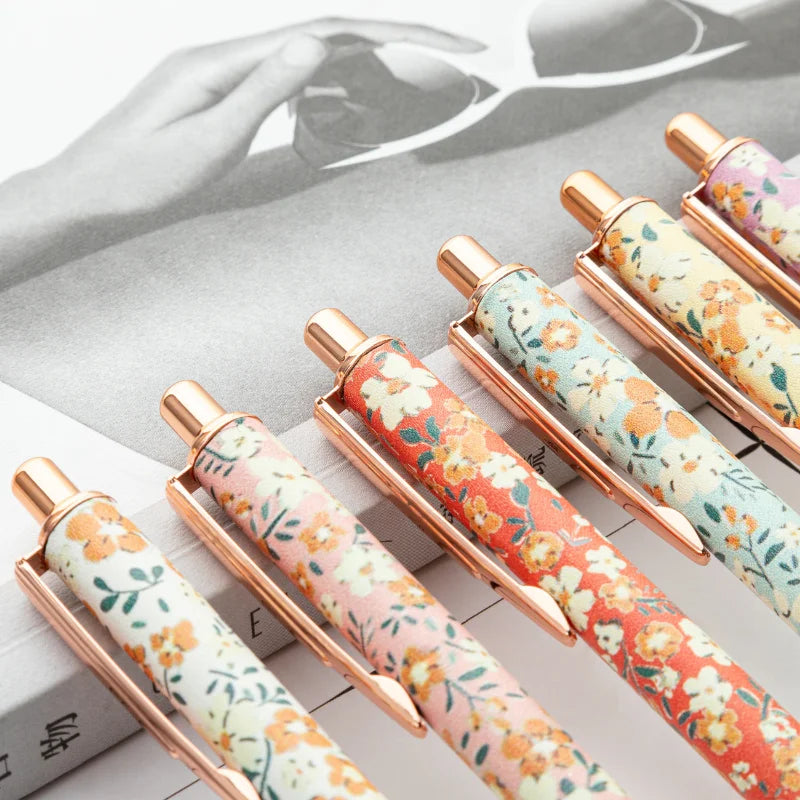 Flower Metal Ballpoint Pen Kia Day Design