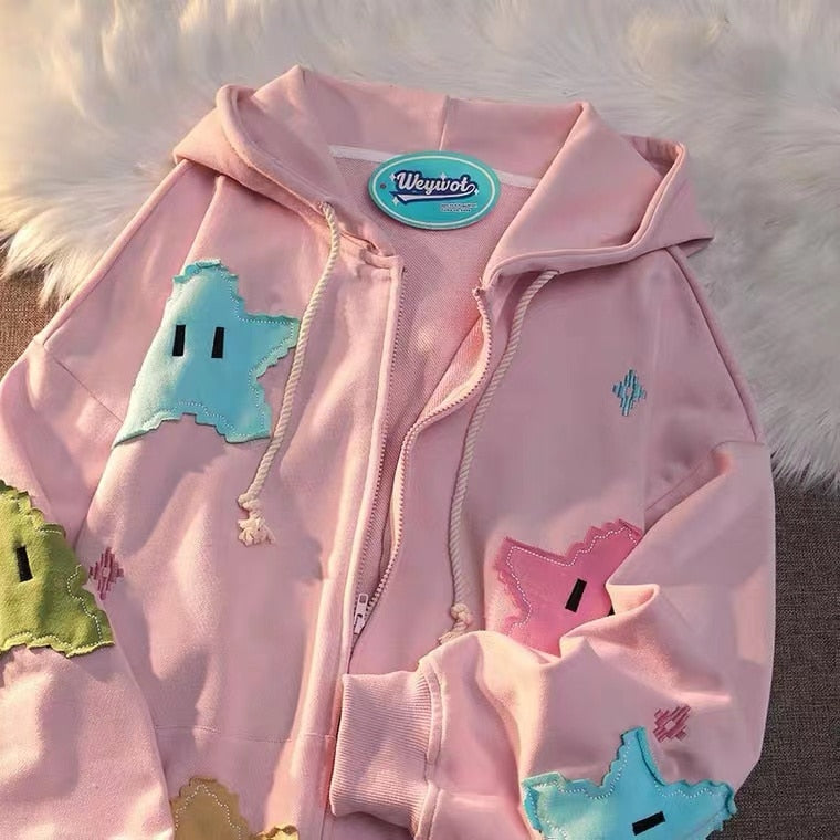 Game Star Hoodie - Pink -