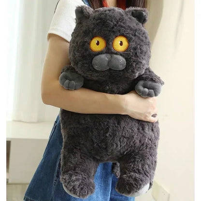 Kawaii Fat Cat Plush Toy – Soft Stuffed Animal Pillow - - Stuffed Animals