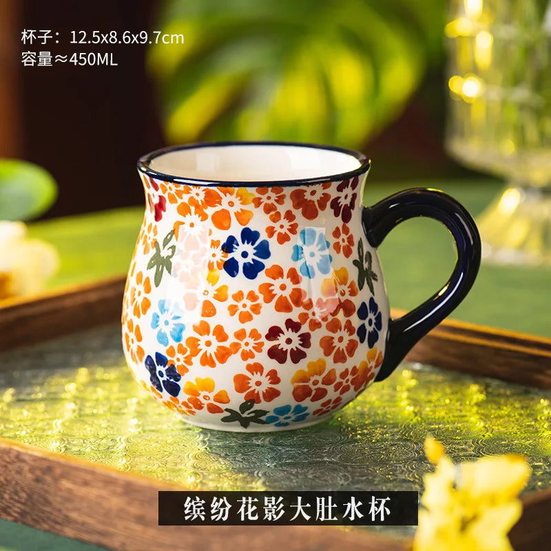 Floral Coffee Mugs