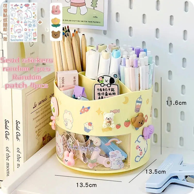 Multi-Purpose Rotating Organizer yellow sticker patch