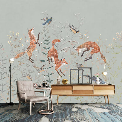 Forest Fox Wallpaper Mural