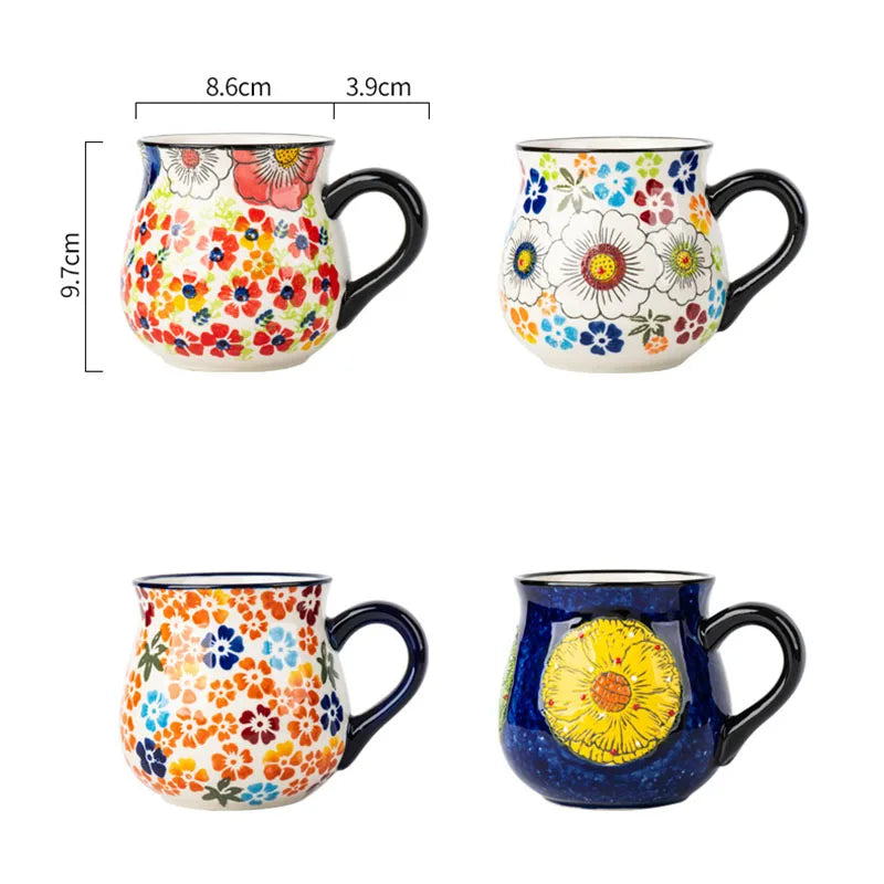 Floral Coffee Mugs