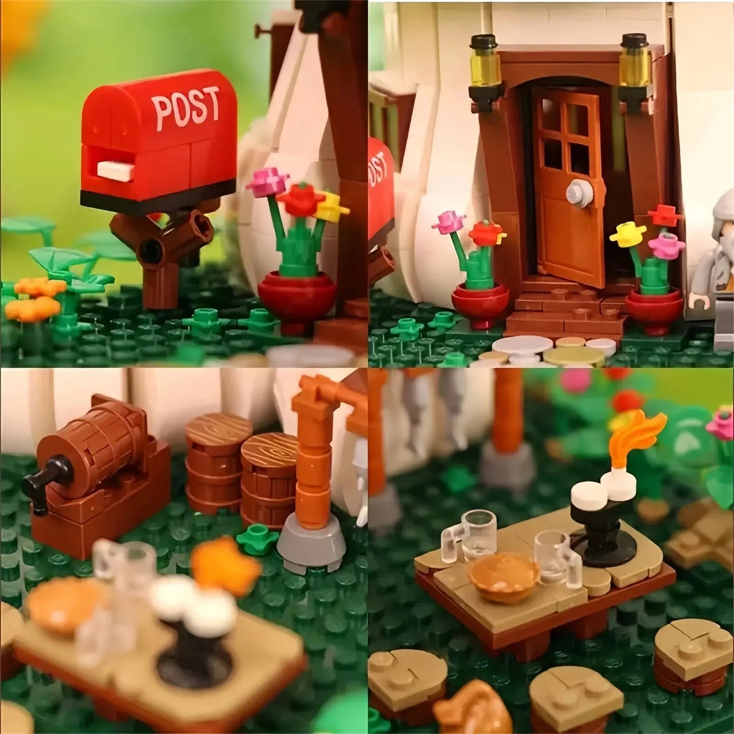 Mushroom House Fairy-Tale Building Blocks Toy - Kia Day Design