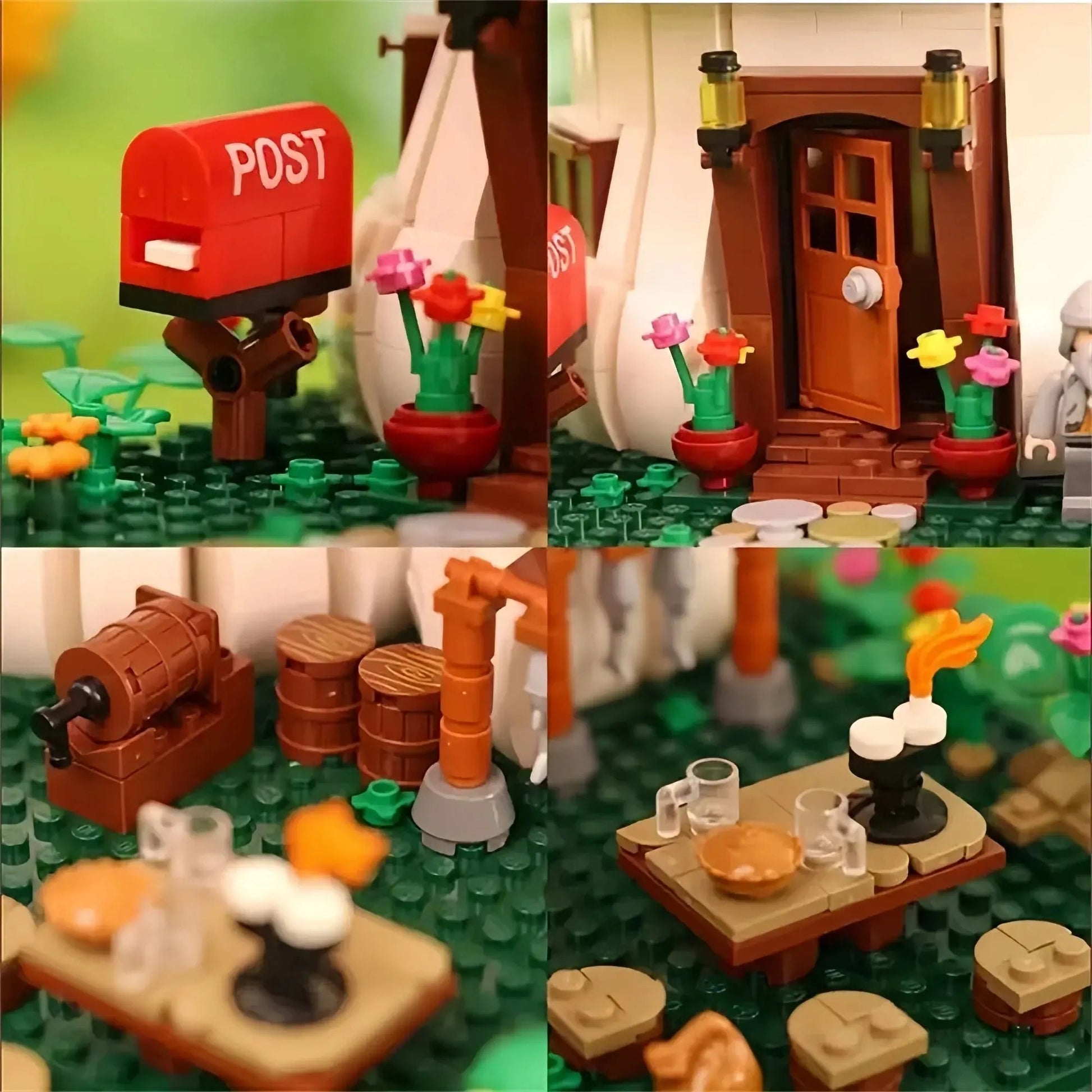 Mushroom House Fairy-Tale Building Blocks Toy - Kia Day Design