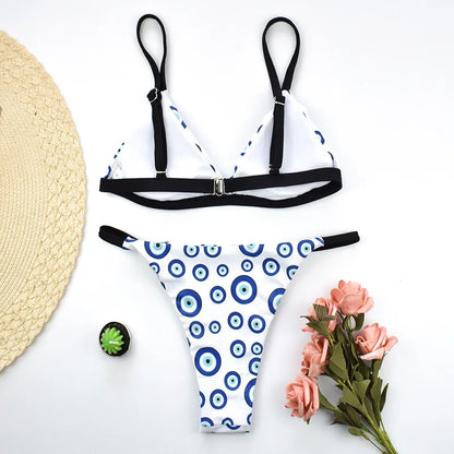 Triangle String Bikinis 2025 Halter Swimsuit Women Triangular Sexy Swimwear Female Bathers Bathing Swimming Swim Suit Beachwear - -