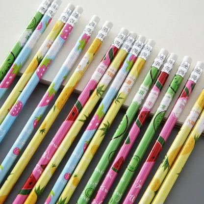 12Pcs Set Fruit HB Pencil Set