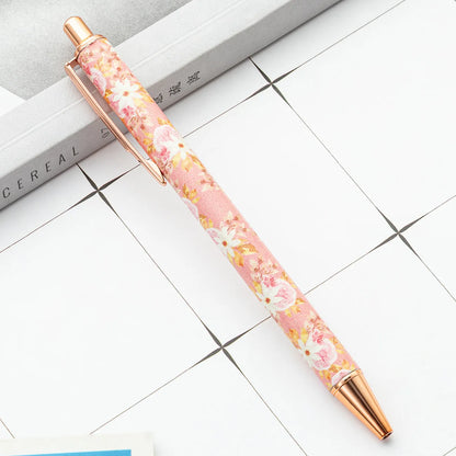 Flower Metal Ballpoint Pen Kia Day Design