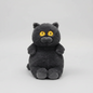 Kawaii Fat Cat Plush Toy – Soft Stuffed Animal Pillow - Black - Stuffed Animals