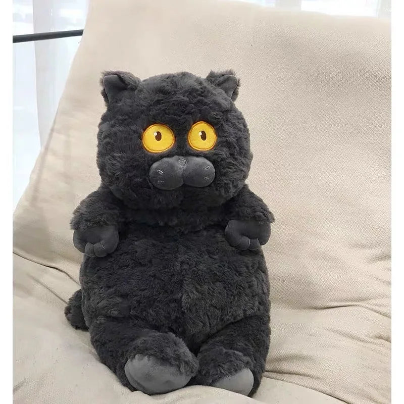 Kawaii Fat Cat Plush Toy – Soft Stuffed Animal Pillow - - Stuffed Animals