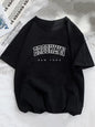 Women Brooklyn Letter Print T Shirt Girl Graphic Harajuku 2023 Streewear Clothes Causal Female Y2K Tops Tee - T436A-Black -