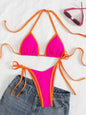2026 Sexy Contrast Color Separates Micro Bikini Women's Swimsuit Female Swimwear Mini Thong Bikinis Set Two-piece Bathing Suit - 26628-8 -
