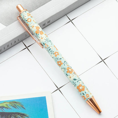 Flower Metal Ballpoint Pen Kia Day Design