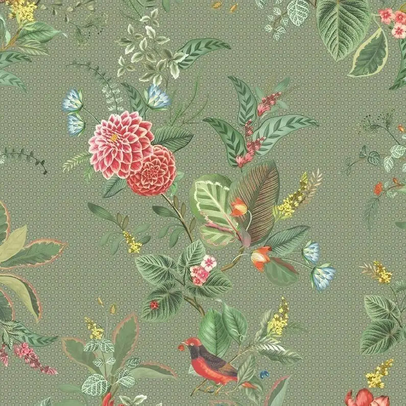 Flower Bird Landscape Wallpaper Kia Day Design