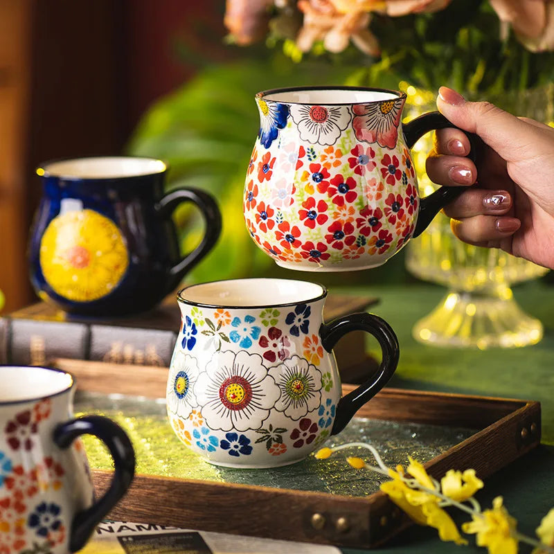 Floral Coffee Mugs