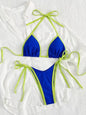 2026 Sexy Contrast Color Separates Micro Bikini Women's Swimsuit Female Swimwear Mini Thong Bikinis Set Two-piece Bathing Suit - 26628-9 -