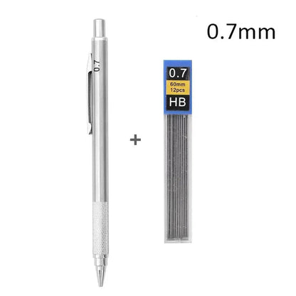 Metal Mechanical Pencils 1Pc 0.7mm Pencil