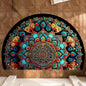 VIKAMA Bohemian Semi-Circular Carpet, Indoor And Outdoor Entrance Mat, Bathroom Door Mat, Soft And Anti-Slip Home Decoration. - LFLR-11 -