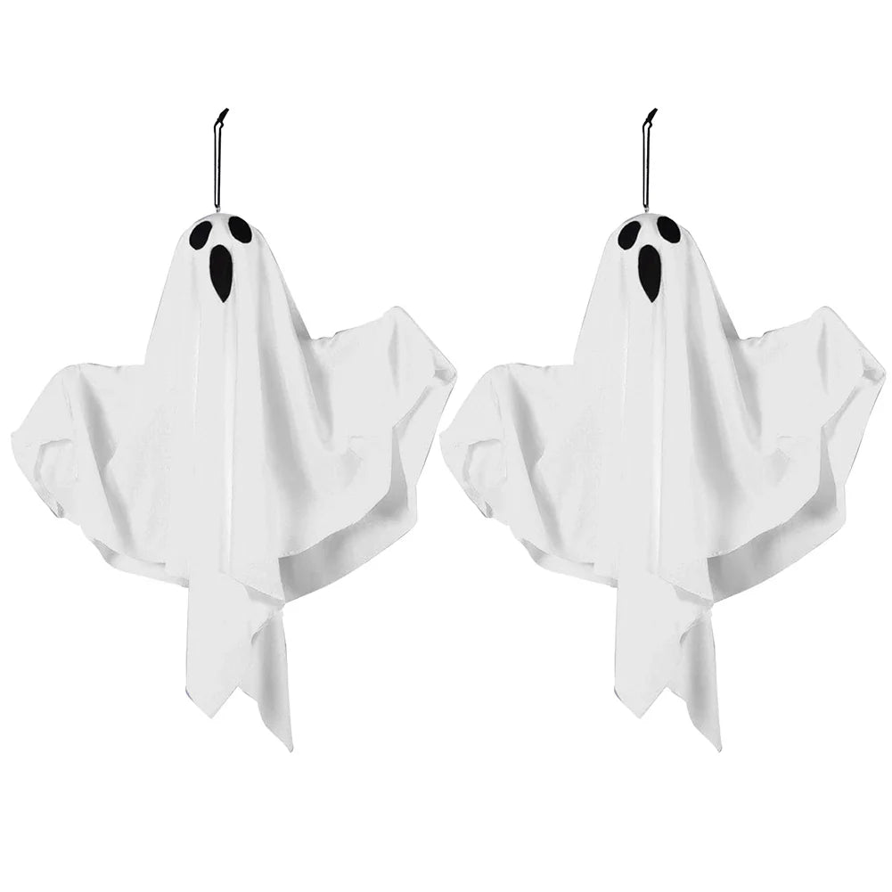 1/3PCS Spooky Ghost Halloween Decoration Waterproof Halloween LED Fabric Hanging Ghost Light for Lawn Garden Home Party Decor - 2pcs 1 -