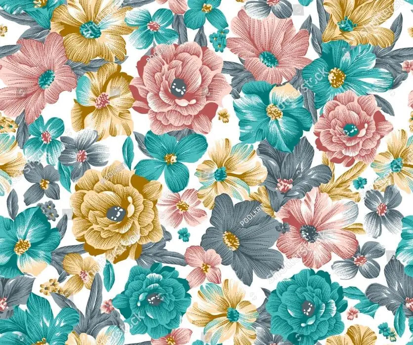 Custom Papel De Parede 3D Wallpaper Retro American Flower Wallpapers for Living Room TV Wall Cloth Mural Bedroom TV Background Kia Day Design