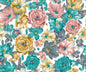 Custom Papel De Parede 3D Wallpaper Retro American Flower Wallpapers for Living Room TV Wall Cloth Mural Bedroom TV Background Kia Day Design