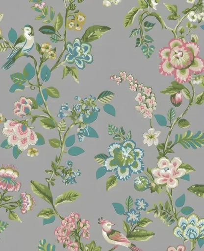 Flower Bird Landscape Wallpaper Kia Day Design