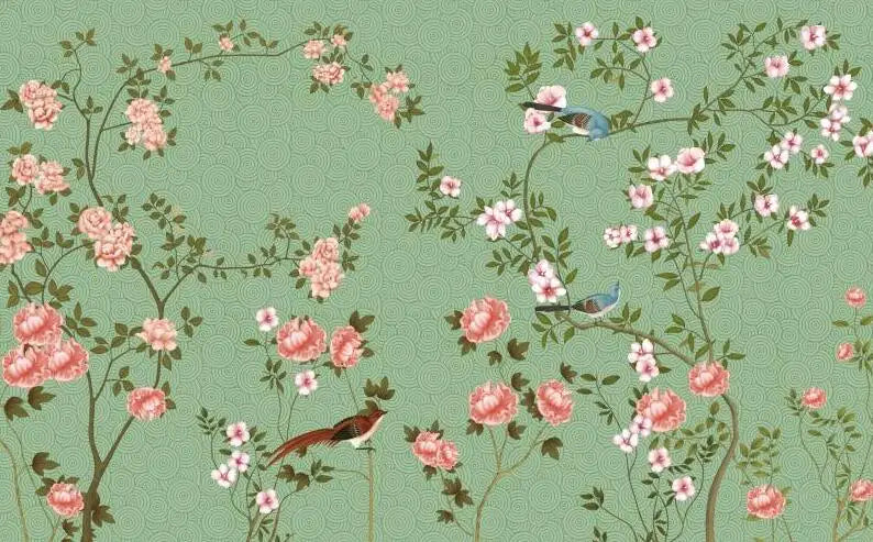 Flower Bird Landscape Wallpaper Kia Day Design