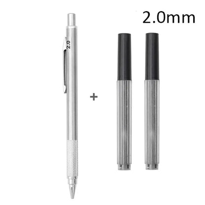 0.3 0.5 0.7 0.9 1.3 2.0mm Metal Mechanical Pencil HB Pencil Set Kia Day Design