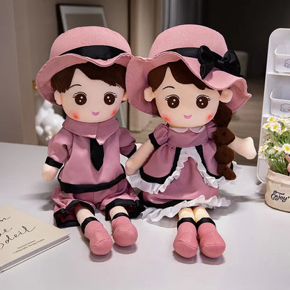 Kawaii Plush Girl Doll – Soft Stuffed Doll Toy for Kids and Decor - - Stuffed Animals
