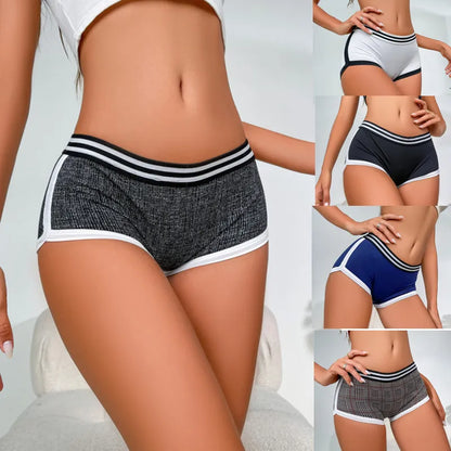 Fashions Women High Waist Butt Lift Sports Short Pants High Stretch Breathable Yoga Shorts Fitness Running Athletic Tights - -