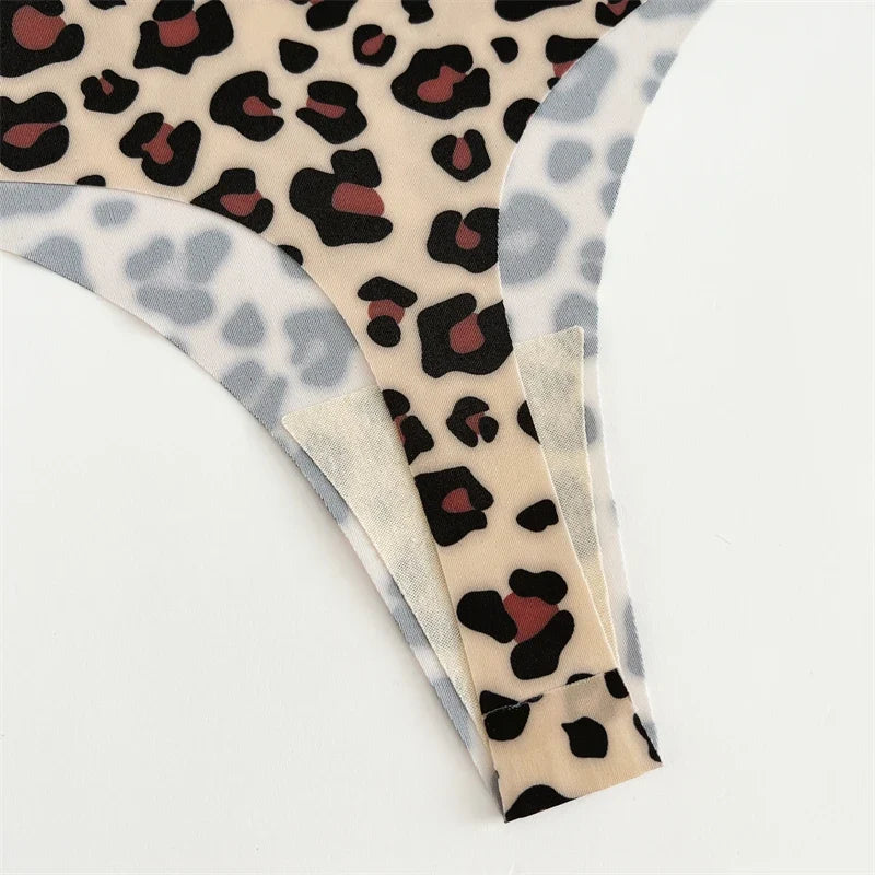 3Pcs Ultra-thin Seamless G-string Women Thongs Sexy Sweet Fruit Low-waist Panties Ladies Soft Cute Thongs Female S-XL T-Back - -