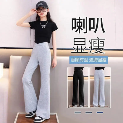 Girls Flare Casual Pants