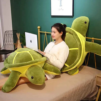 Kawaii Sea Turtle Plush Toy (13.8-21.7 in) - Soft Stuffed Animal Pillow Gift - - Stuffed Animals (Giant)