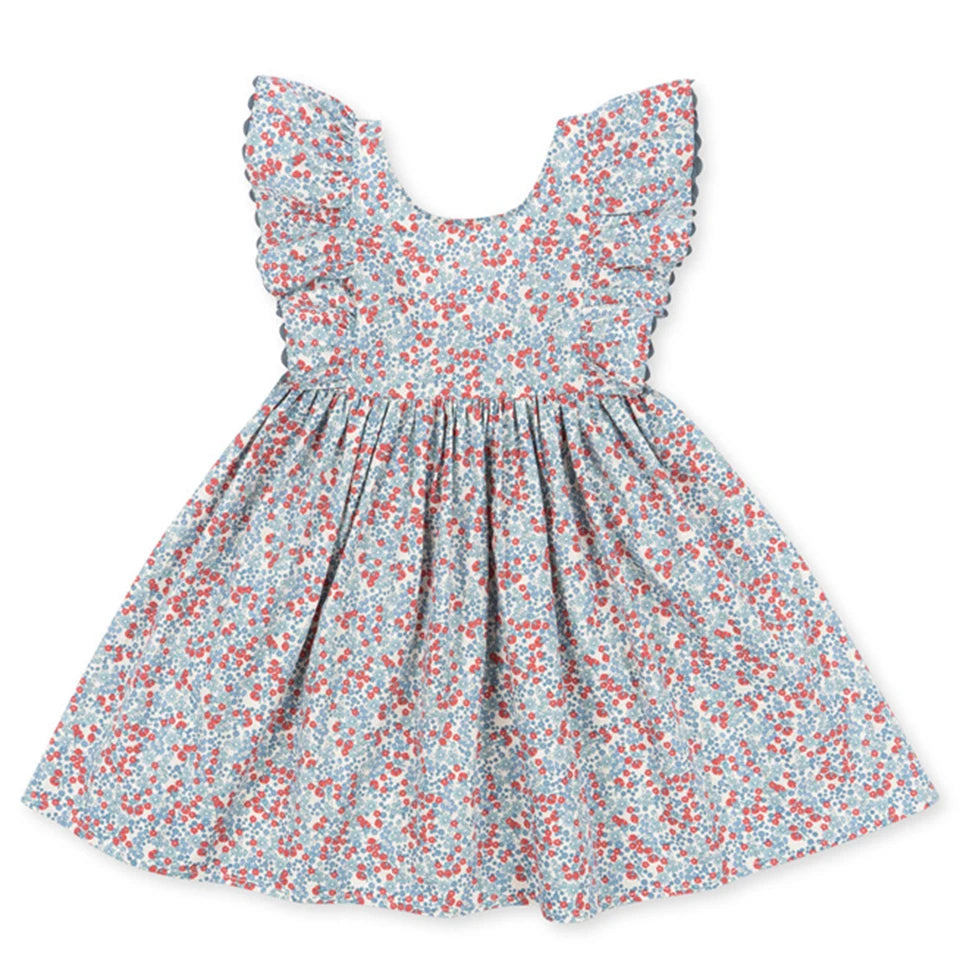 Summer Floral Cotton Children Clothes Kia Day Design