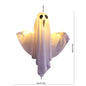 1/3PCS Spooky Ghost Halloween Decoration Waterproof Halloween LED Fabric Hanging Ghost Light for Lawn Garden Home Party Decor - 1pcs -