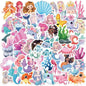 Starry Sky Cat PVC Stickers Multicolor Kids