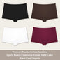 4PCS Women's Panties Cotton Seamless Sports Boxers Underwear Female Solid Color Briefs Cozy Lingerie Intimate Underpants XS-XL - Set 3 -