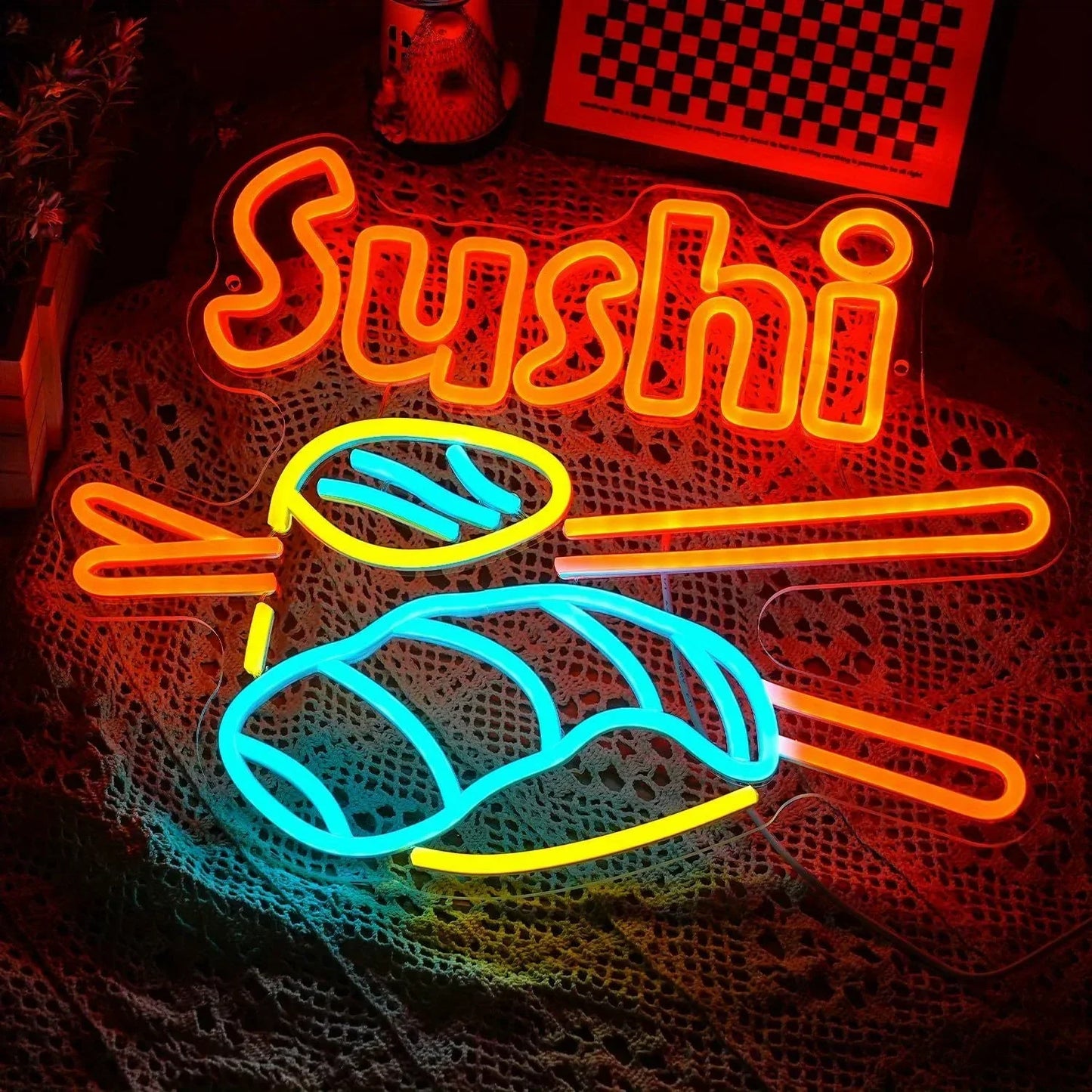 Sushi Neon Sign LED Sushi Light Sign - - led sign