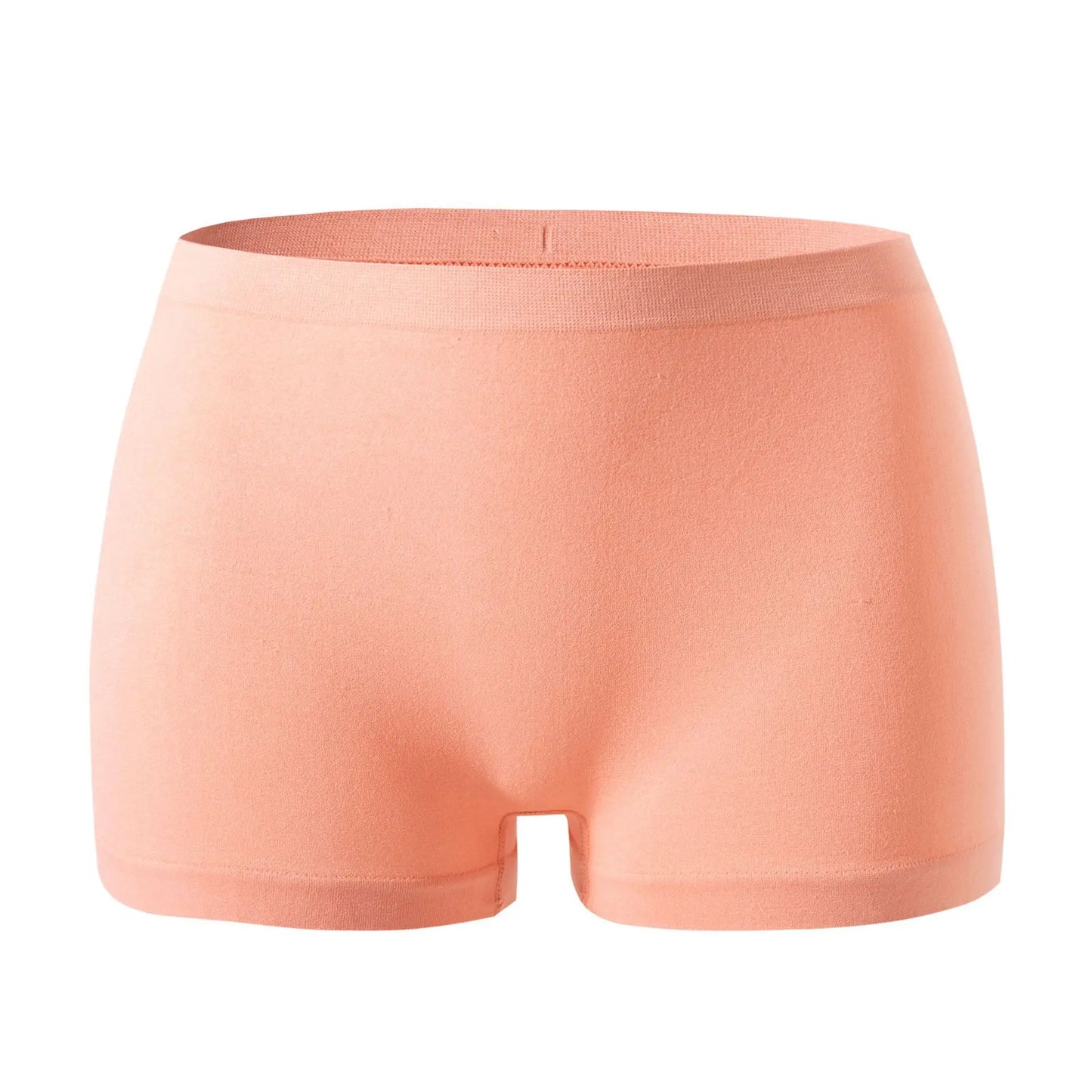 Women's underwear, compression pants, sports shorts, solid color underwear, comfortable and close fitting flat underwear - Pink 1pc -