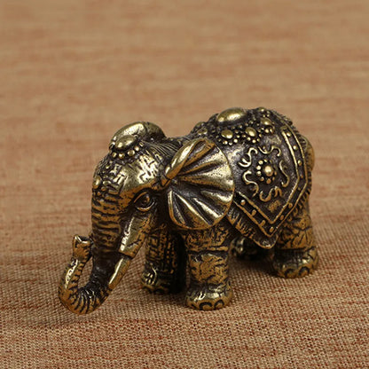 Solid Copper Elephant Small Brass Elephant Kia Day Design