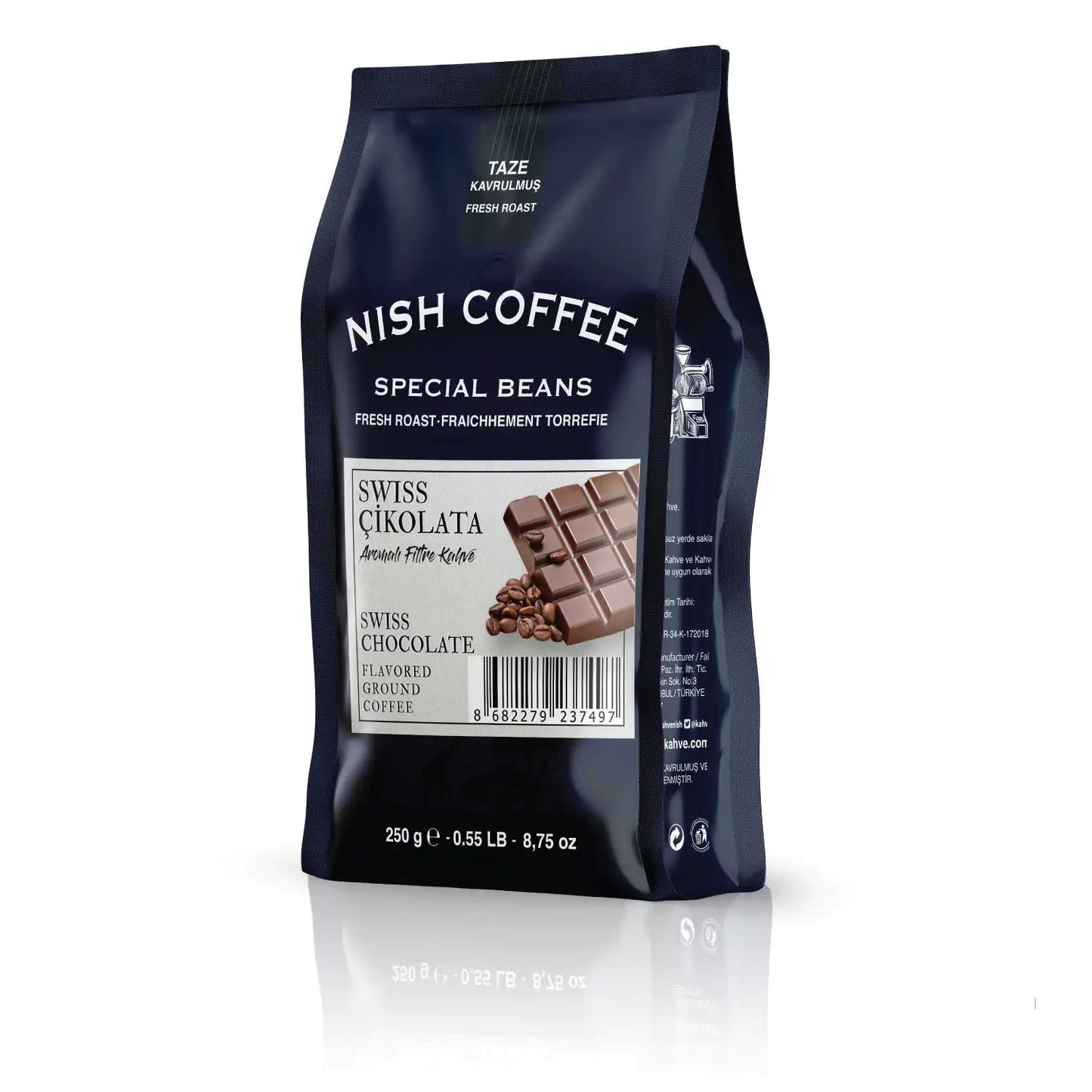 Nish Swiss Chocolate Flavored Filter Coffee 250 Gr Kia Day Design