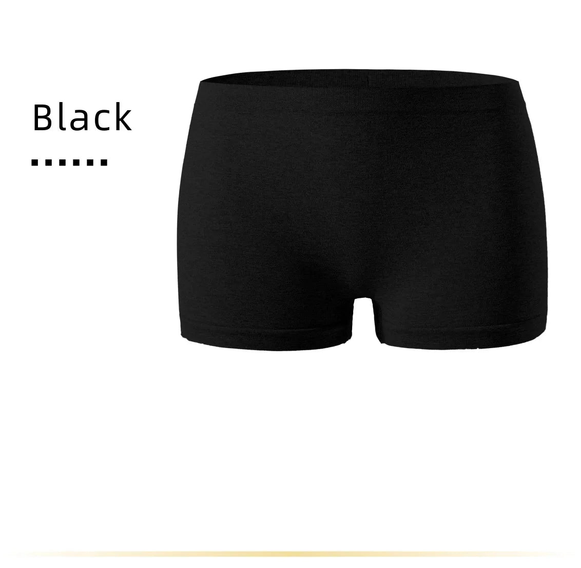 Women's underwear, compression pants, sports shorts, solid color underwear, comfortable and close fitting flat underwear - -